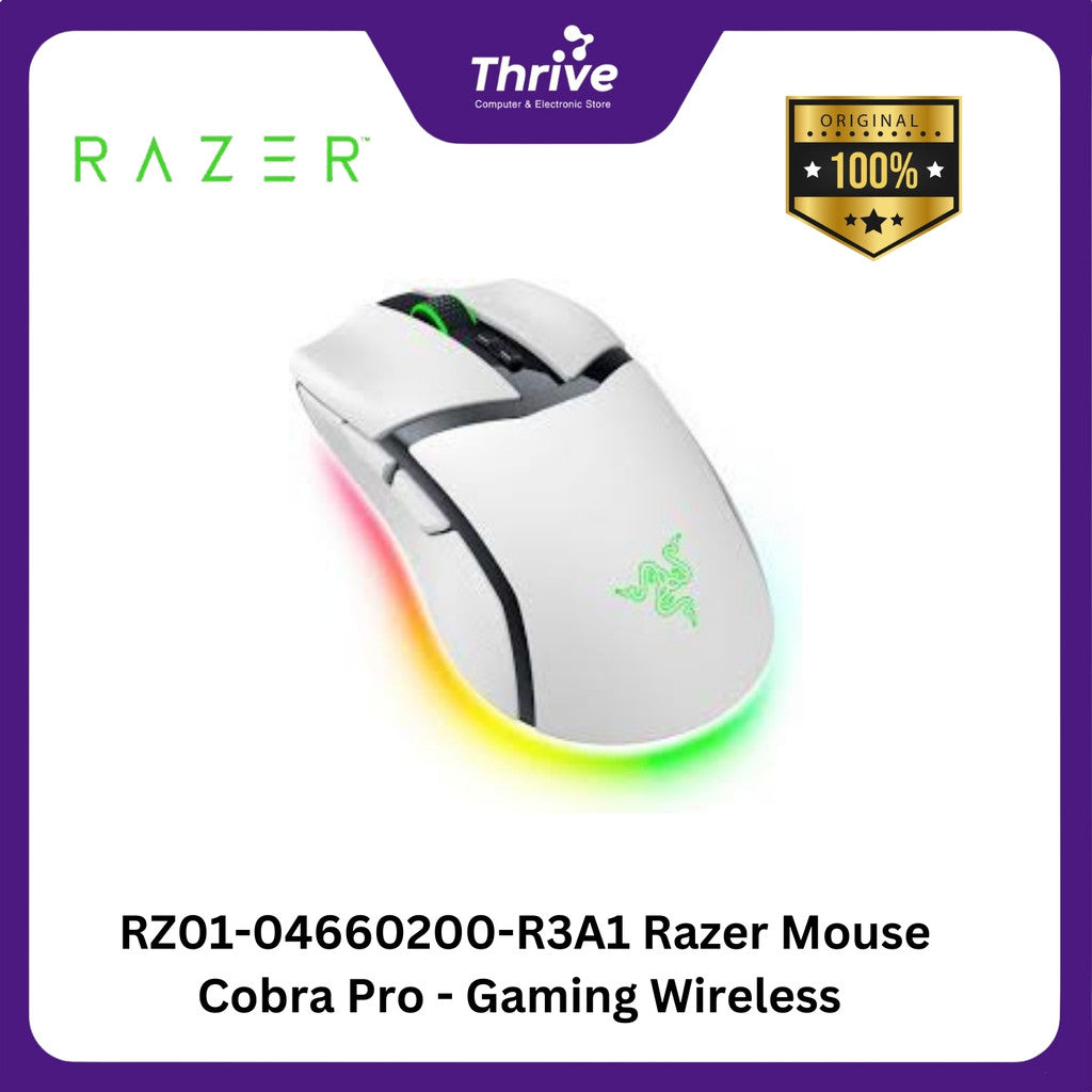 RZ01-04660200-R3A1 Razer Mouse Cobra Pro - Gaming Wireless - Mercury ...