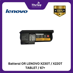 Batterai OR LENOVO X230T / X220T TABLET / 67+