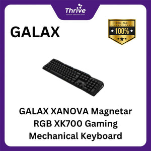 GALAX XANOVA Magnetar RGB XK700 Gaming Mechanical Keyboard - FREE Wrist Rest - Cherry MX Red Switch