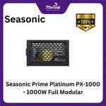 Load image into Gallery viewer, Seasonic Prime Platinum PX-1000 - 1000W Full Modular - 80+ Platinum Certified - 12 Years Warranty Replacement
