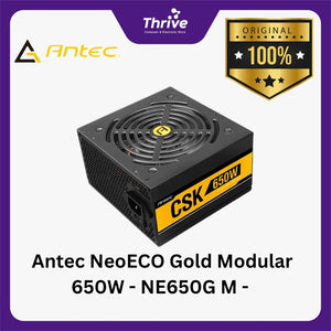 Antec NeoECO Gold Modular 650W - NE650G M - 80+ Gold Certified - Fully Modular - 7 Years Warranty