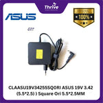 Load image into Gallery viewer, CLAASU19V34255SQ0RI ASUS 19V 3.42 (5.5*2.5) ) Square Ori 5.5*2.5MM
