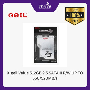 X-geil Value 512GB 2.5 SATAIII R/W UP TO 550/520MB/s