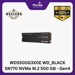 WDS500G3X0E WD_BLACK SN770 NVMe M.2 500 GB - Gen4
