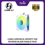 Load image into Gallery viewer, LIANLI UNIFAN SL INFINITY 120 REVERSE BLADE SINGLE PACK BLACK/WHITE
