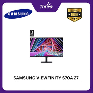 SAMSUNG VIEWFINITY S70A 27 4K 16:9 FLAT IPS 99% SRGB HDR10 3Y