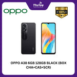 Load image into Gallery viewer, OPPO A38 6GB 128GB BLACK (BOX CHA+CAS+SCR)