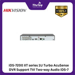 Load image into Gallery viewer, iDS-7200 XT series 1U Turbo AcuSense DVR Support TVI Two-way Audio iDS-7208HQHI-M2/XT
