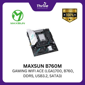 MAXSUN B760M GAMING WIFI ACE (LGA1700, B760, DDR5, USB3.2, SATA3)