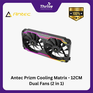 Antec Prizm Cooling Matrix - 12CM Dual Fans (2 in 1) with ARGB Bracket ( Addressable RGB )