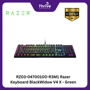 RZ03-04700100-R3M1 Razer Keyboard BlackWidow V4 X - Green