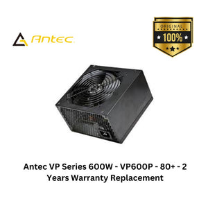 Antec VP Series 600W - VP600P - 80+ - 2 Years Warranty Replacement