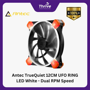 Antec TrueQuiet 12CM UFO RING LED White - Dual RPM Speed