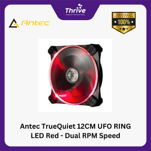 Antec TrueQuiet 12CM UFO RING LED Red - Dual RPM Speed