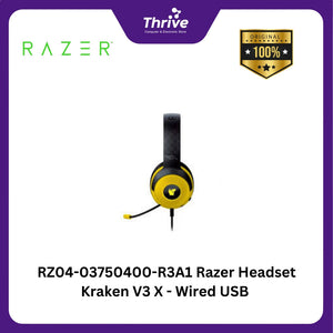 RZ04-03750400-R3A1 Razer Headset Kraken V3 X - Wired USB - Pokemon