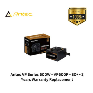 Antec VP Series 600W - VP600P - 80+ - 2 Years Warranty Replacement