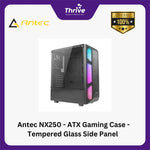 Load image into Gallery viewer, Antec NX250 - ATX Gaming Case - Tempered Glass Side Panel - FREE 1 PCS 12CM FAN
