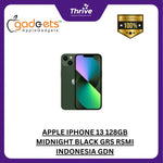 Load image into Gallery viewer, APPLE IPHONE 13 128GB MIDNIGHT BLACK GRS RSMI INDONESIA TAM
