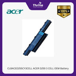 Load image into Gallery viewer, CLBACED255CY3CELL ACER D255 3 CELL OEM Battery