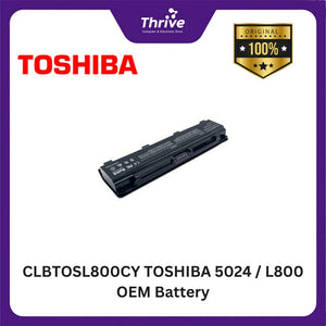 CLBTOSL800CY TOSHIBA 5024 / L800 OEM Battery