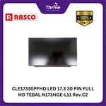 Load image into Gallery viewer, CLE17330PFHD LED 17.3 30 PIN FULL HD TEBAL N173HGE-L11 Rev.C2
