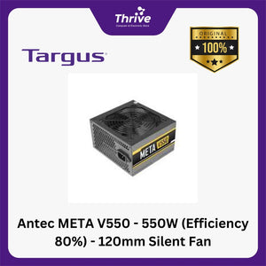 Antec META V550 - 550W (Efficiency 80%) - 120mm Silent Fan - 2 Years Warranty Replacement