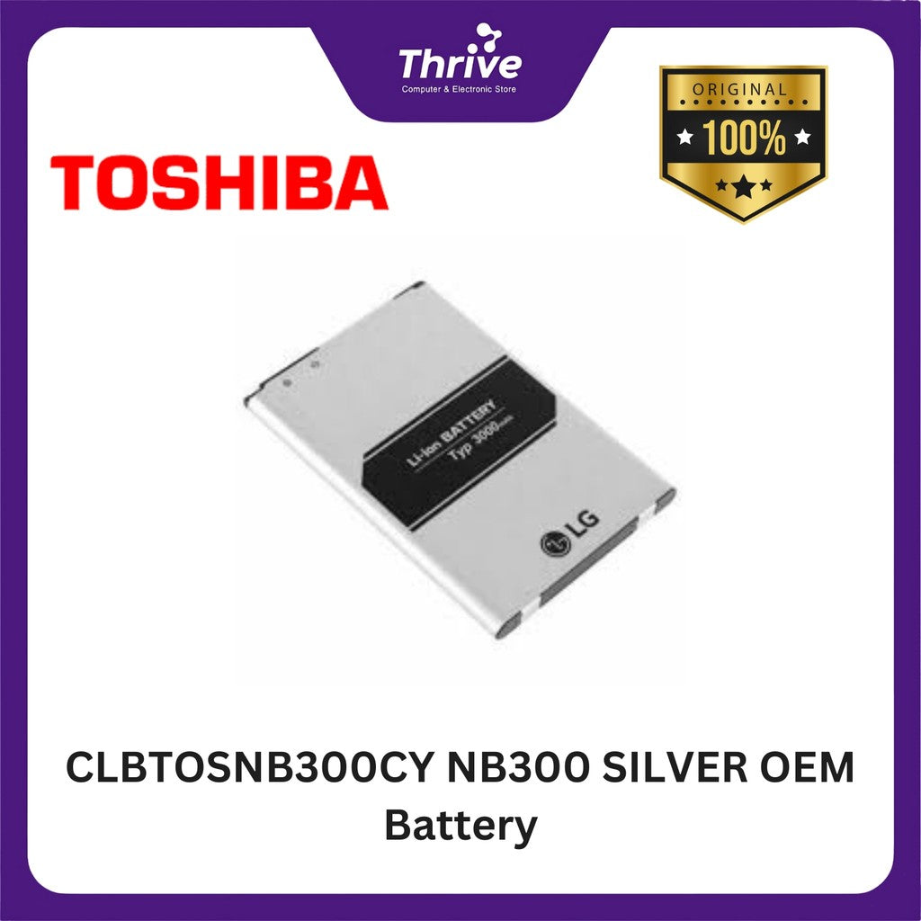 CLBTOSNB300CY NB300 SILVER OEM Battery - Sultan Store