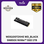 Load image into Gallery viewer, WDS100T2XHE WD_BLACK SN850X NVMe™ SSD 1TB
