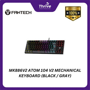 MK886V2 ATOM 104 V2 MECHANICAL KEYBOARD (BLACK / GRAY)