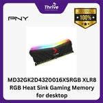Load image into Gallery viewer, MD32GK2D4320016XSRGB XLR8 RGB Heat Sink Gaming Memory for desktop
