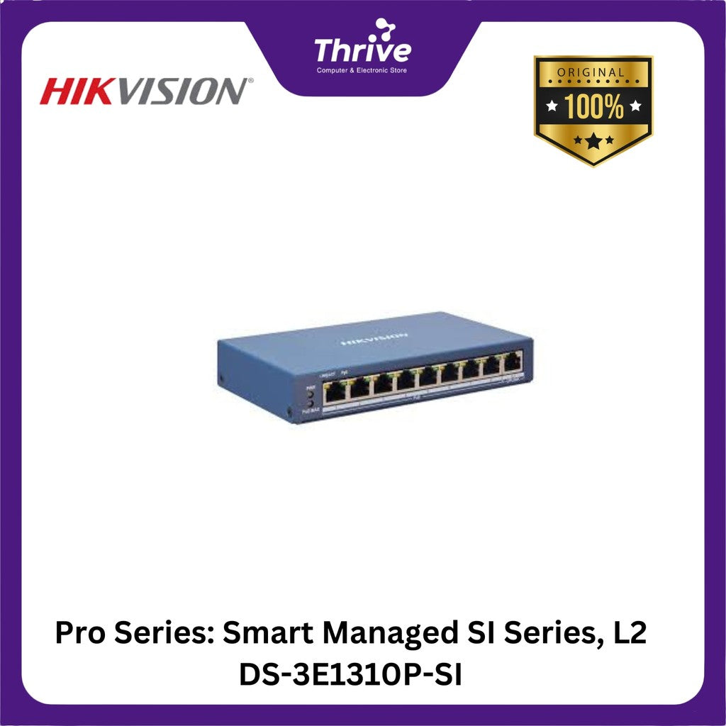 Pro Series: Smart Managed SI Series, L2 DS-3E1310P-SI - Sultan Store