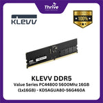 Load image into Gallery viewer, KLEVV DDR5 Value Series PC44800 5600Mhz 16GB (1x16GB) - KD5AGUA80-56G460A
