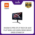 Load image into Gallery viewer, XIAOMI G PRO 27I 27 INCH 2K 16:9 FLAT MINI-LED 100% SRGB 180HZ ERGO STAND 3Y
