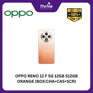 OPPO RENO 12 F 5G 12GB 512GB ORANGE (BOX:CHA+CAS+SCR)