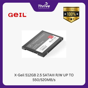 X-Geil 512GB 2.5 SATAIII R/W UP TO 550/520MB/s