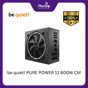 be quiet! PURE POWER 11 600W CM - Modular - 80+ Gold Certified - 5 Years Warranty - Number 1 PSU in Germany