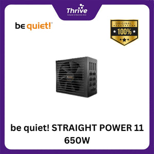 be quiet! STRAIGHT POWER 11 650W - Fully Modular - 80+ Platinum Certified - 5 Years Warranty - Number 1 PSU in Germany