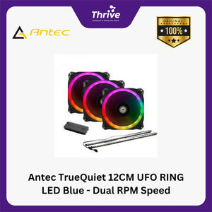 Antec TrueQuiet 12CM UFO RING LED Blue - Dual RPM Speed