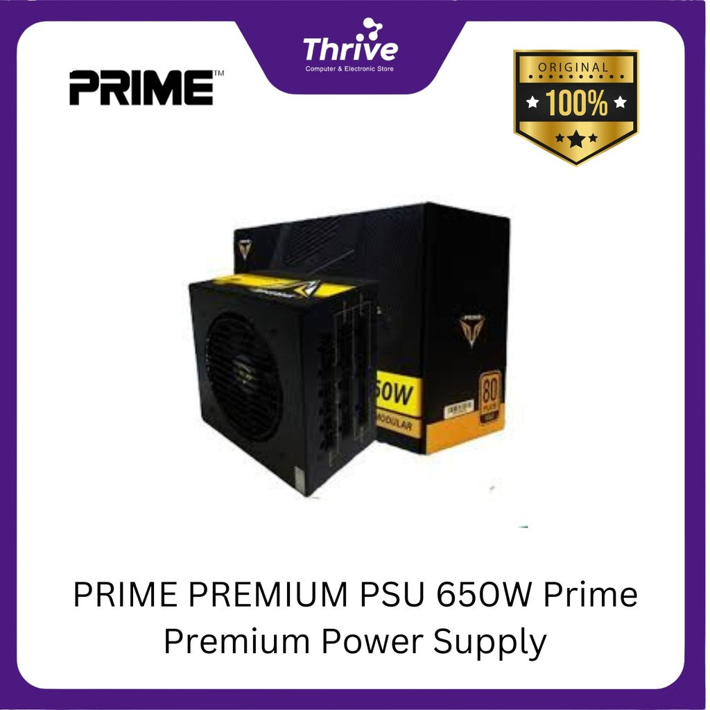 PRIME PREMIUM PSU 650W Prime Premium Power Supply - Sultan Store