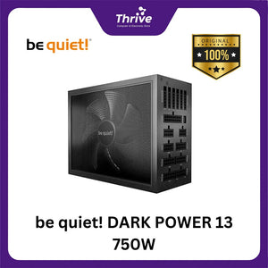 be quiet! DARK POWER 13 750W - Fully Modular - ATX 3.0 PCIe 5.0 - 80+ Titanium Certified - 10 Years Warranty - Number 1 PSU in Germany