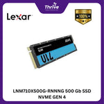 Load image into Gallery viewer, LNM710X500G-RNNNG 500 Gb SSD NVME GEN 4
