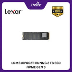 Load image into Gallery viewer, LNM610P002T-RNNNG 2 TB SSD NVME GEN 3

