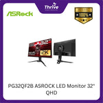 Load image into Gallery viewer, PG32QF2B ASROCK LED Monitor 32&quot; QHD
