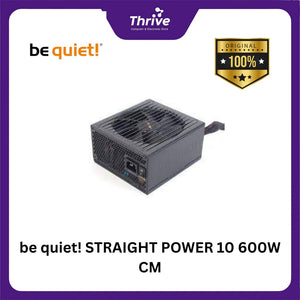 be quiet! STRAIGHT POWER 10 600W CM - Silent Wings - Modular - 80+ Gold Certified - 5 Years Warranty - Number 1 PSU in Germany