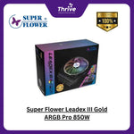 Load image into Gallery viewer, Super Flower Leadex III Gold ARGB Pro 850W - SF-850F14RG V2.0 - 80 PLUS GOLD - Full Modular - 10 Years
