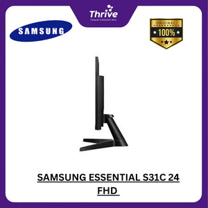 SAMSUNG ESSENTIAL S31C 24 FHD 16:9 FLAT IPS 72% NTSC 75HZ 1Y PART + 3Y SERVICE