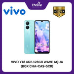 Load image into Gallery viewer, VIVO Y18 4GB 128GB WAVE AQUA (BOX CHA+CAS+SCR)
