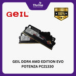 Load image into Gallery viewer, GEIL DDR4 AMD EDITION EVO POTENZA PC21330 2666MHz Dual Channel 16GB (2x8GB) 19-19-19-43 GAPB416GB2666C19DC
