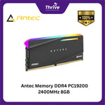 Load image into Gallery viewer, Antec Memory DDR4 PC19200 2400MHz 8GB (1x8GB) RGB Led - AMD4UZ124001608G-5S
