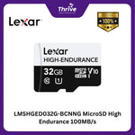 Load image into Gallery viewer, LMSHGED032G-BCNNG MicroSD High Endurance 100MB/s
